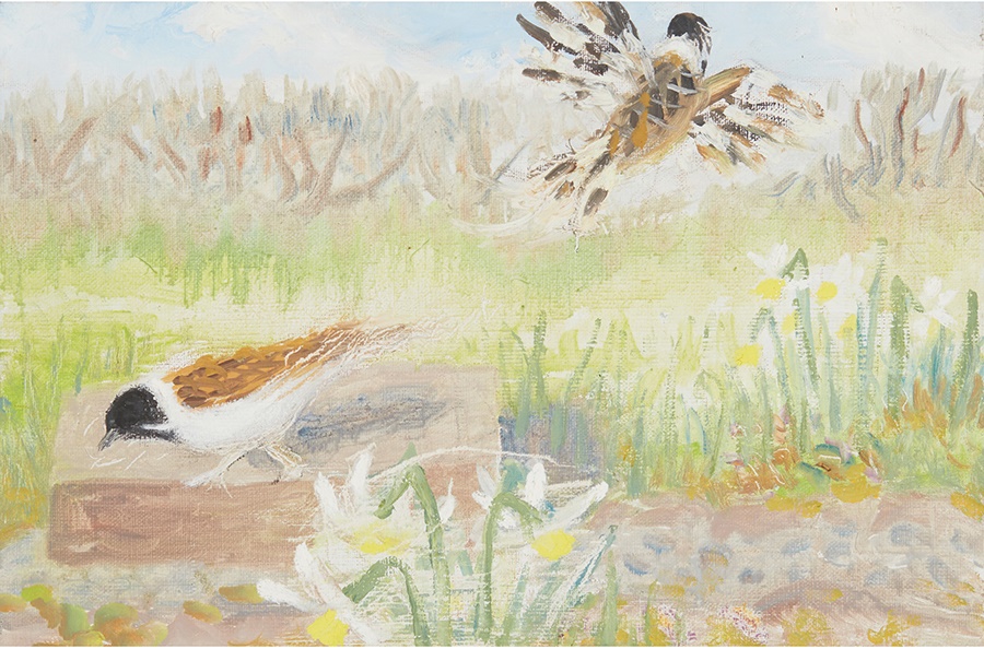 Winifred Nicholson (British 1893-1981) | Two Birds